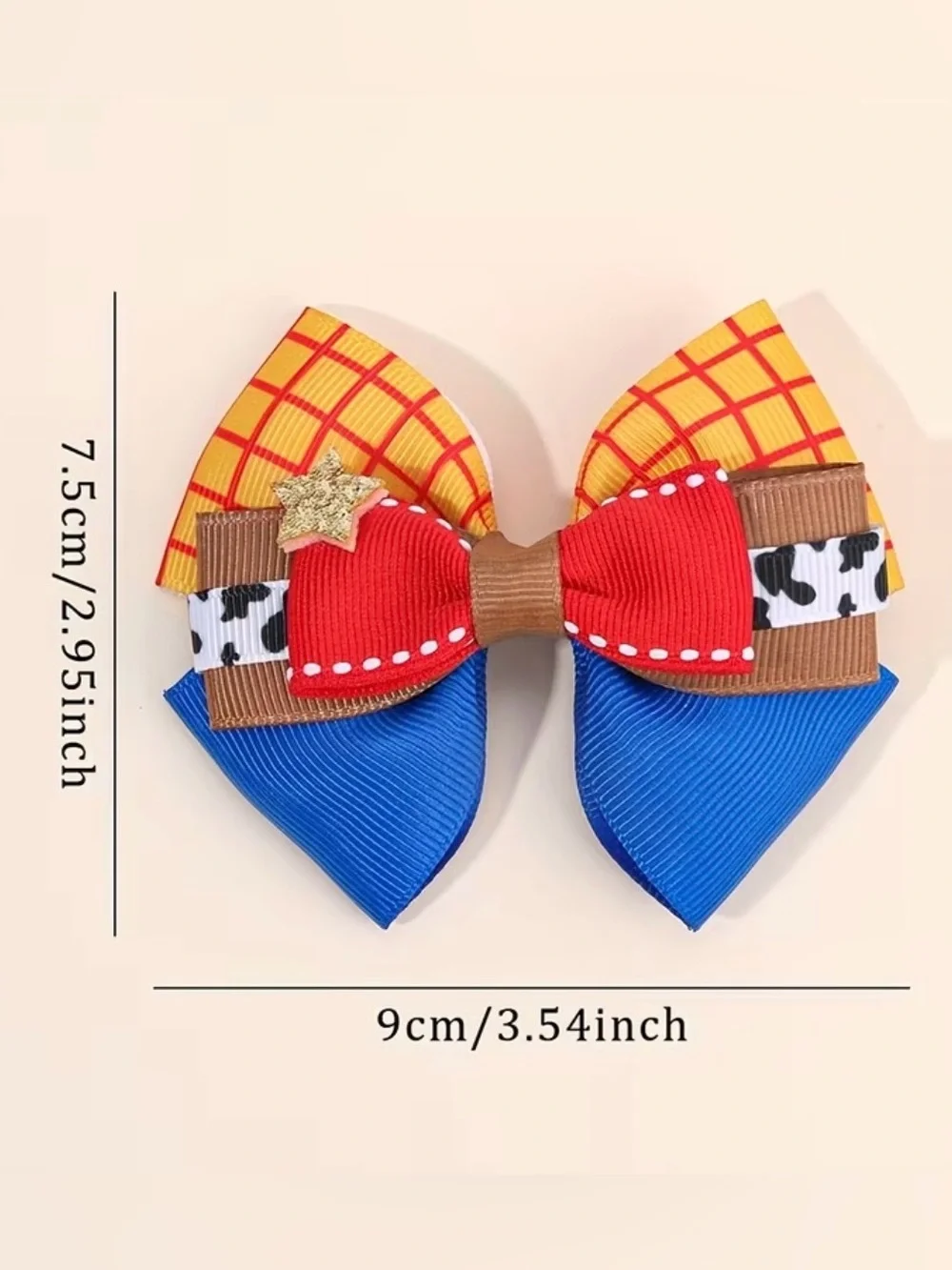 NWT-Toy Story Jessie 2-Piece Hair Bow Clips